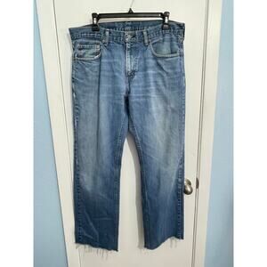 Levi's 559 Jeans 34x29 High Rise Raw Hem Grunge Festival Skater Baggy